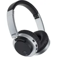 Denver Bluetooth BTN-206 Casque supra-auriculaire avec réduction de bruit, noir argenté