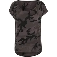 Build Your Brand T-shirt Femme Camouflage dark camo - Build Your Brand BY064 - Taille XS