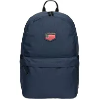 Superdry Homme Insigne De Logo Montana Classic Patch Sac À Dos, Bleu Marine &amp; Rouge - Taille: 45x29x13cm