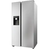 Haier Machine à glaçons côte à côte en acier inoxydable 601 L SBS SERIES 5 XXL HSW59F18EIMM