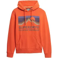 Superdry Great Outdoors Relaxed Fit Hoodie Orange XL Homme