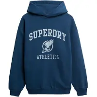 Superdry Sweatshirts à capuche OVERSIZE VINTAGE ATHLETIC hommes - Bleu - EU L