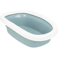 Jolly Paw Bac à litière Beeztees Sprint 20 blanc/bleu clair 39x58x17 cm