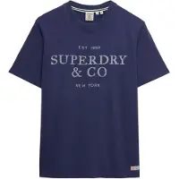 Superdry 1954 Company Relaxed Fit Short Sleeve T-shirt Bleu M Homme