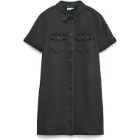 Vero Moda Robe-chemise 'VMJennie' noir denim