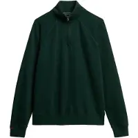 Superdry Essential Logo Half Zip Sweatshirt Vert S Homme