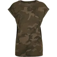 Build Your Brand T-shirt à Manches Courtes Extended Shoulder Camo