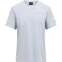Peak Performance Explore Logo Short Sleeve T-shirt Bleu L Homme