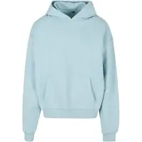 Build Your Brand Ultra Heavy Cotton Box Hoodie Bleu 2XL Homme