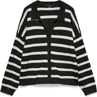 Vero Moda Cardigan noir / blanc