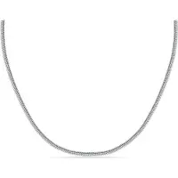 Sector Basic Rounded Necklace Argenté Homme