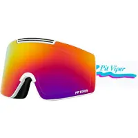 Pit Viper The Food Court Proform Ski Goggles Blanc Sunset/CAT2+Climax/CAT1