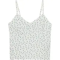 Superdry Cotton Cami Sleeveless Top Blanc S Femme