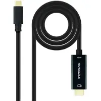 Nanocable Câble USB C vers HDMI 10.15.5132 Noir 1,8 m 4K Ultra HD