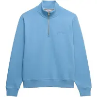Superdry pour femme. W2012666A Sweat-shirt zippé Essential Logo bleu (XXL), Casuel, Coton