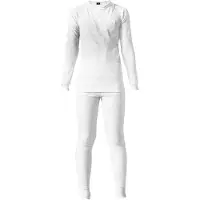 Maier Sports Kim Long Sleeve Base Layer Set Blanc 140 cm Enfants