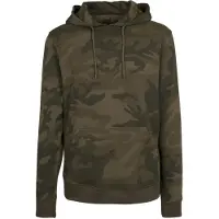 Build Your Brand Camo Hoodie Vert 3XL Homme