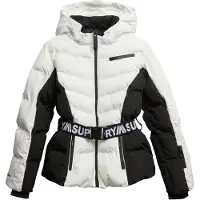 Superdry Veste mi-saison noir / blanc