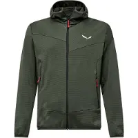 Salewa Puez Altavia Polarlite Hoodie Fleece Vert L Homme