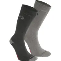Craghoppers Nosilife Twin Pack Half Long Socks Gris EU 36-38