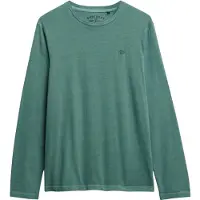 Superdry pour homme. M6010910A T-shirt essentiel classique vert (M), Casuel, Coton, Manche longue