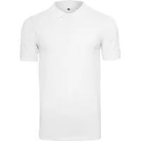 Build Your Brand BY008 | Polo Piqué Hommes - Couleur : Blanc - Taille : XL