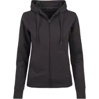 Build Your Brand Terry Full Zip Sweatshirt Gris XS Femme