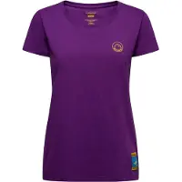La Sportiva Climbing On The Moon Short Sleeve T-shirt Violet M Femme