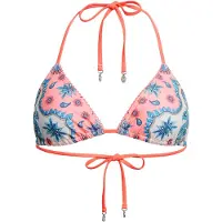 Superdry Femme Haut de Bikini Triangle à Nouer Rose Taille: 40
