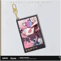 Mihoyo Honkai: Star Rail Countdown Departure Series Acryl Schlüsselanhänger March 7th Glitter 9 cm, Multicolore