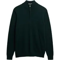 Superdry pour homme. M6110690A Pull Essentials Half Zip vert (3XL), Casuel, Coton