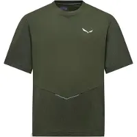 Salewa Pedroc Dry Hybrid Short Sleeve T-shirt Vert L Homme