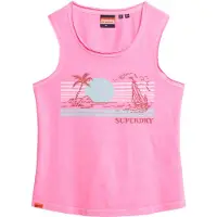Superdry Outdoor Stripe Scoop Sleeveless T-shirt Rose XS Femme