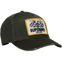 Superdry Femme Casquette Trucker Graphique Vert/blanc Taille: Taille Unique