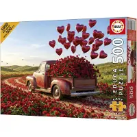 Educa Puzzle Pièces XXL - Pickup de la Saint-Valentin - 500 à 999 pièces
