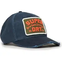 Superdry Casquette marine / olive / orange foncé