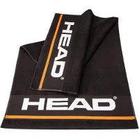 Head Racket Towel Noir 70 x 140 cm
