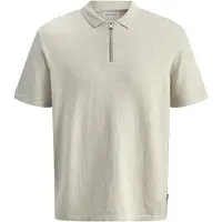 Jack & Jones Emil Short Sleeve Polo Beige 2XL Homme