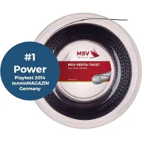 Msv Tennis Hepta Twist 200 M Tennis Reel String Argenté 1.25 mm