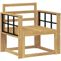 vidaXL Ensemble de canapés d'extérieur en bois massif d'acacia blanc
