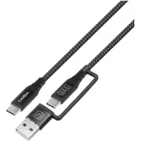 CoolBox COO-CAB-UAC-60W, 1,8 m, USB A/USB C, USB C, USB 3.2 Gen 2 (3.1 Gen 2)