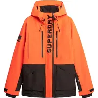 Superdry Veste de sport 'Ultimate Freestyle' orange / noir