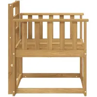 vidaXL Ensemble de canapés d'extérieur en bois massif d'acacia blanc