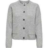 ONLY Cardigan 'ONLPIEMONTE' gris clair