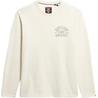 Superdry Athletic Ess Long Sleeve T-shirt Beige L Homme