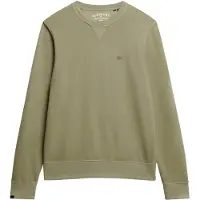 Superdry pour homme. M2014174A Sweat classique essentiel vert (S), Casuel, Coton