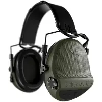 Sordin Cache-oreilles Supreme X2 Headband leather Memory Foam, green