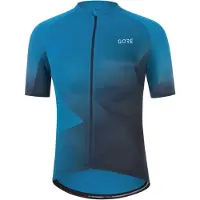 GORE WEAR Fade Short Sleeve Jersey Bleu S Homme