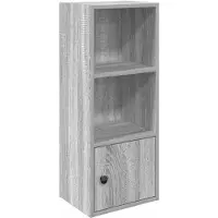 vidaXL Bibliothèque sonoma gris 31x24x77 cm bois d'ingénierie