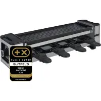 Gutfels RACLETTE 4005 Petit matériel, Appareil à raclette, Argent, Noir